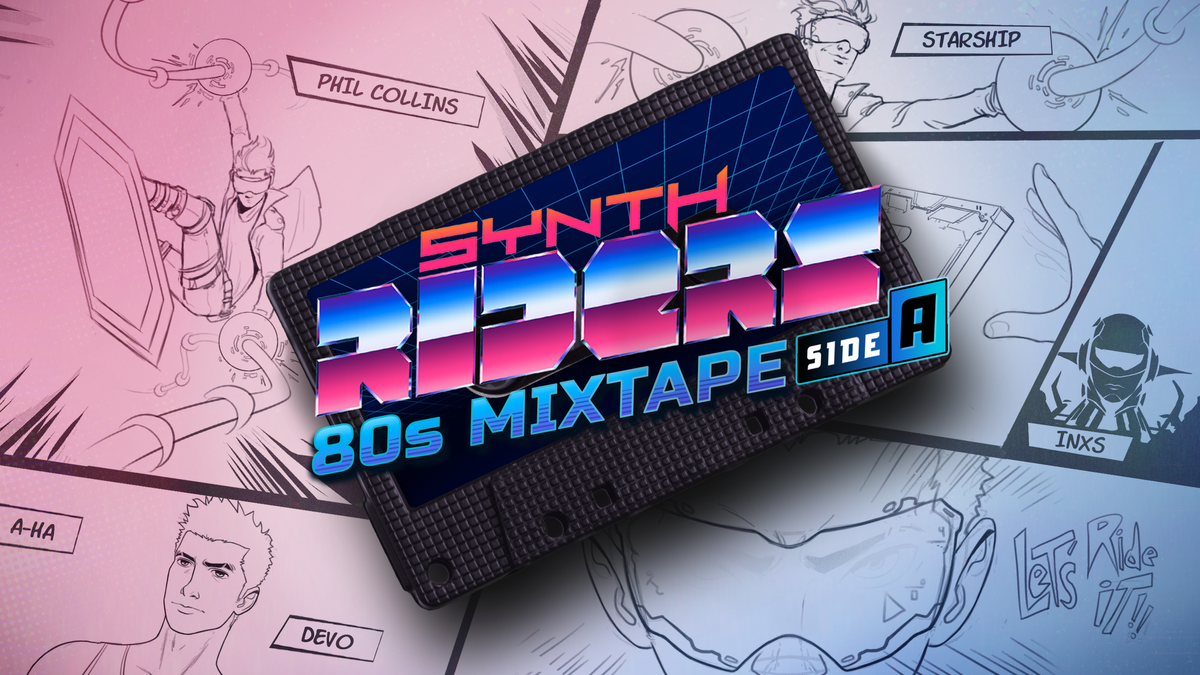 Synth Riders ‘80s Mixtape Comes To Vision Pro, Steam, &amp; Quest 3